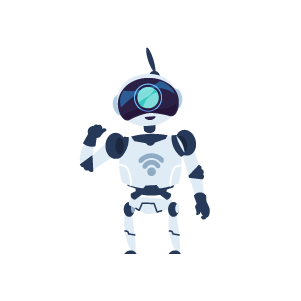 Cartoon robot named Obi